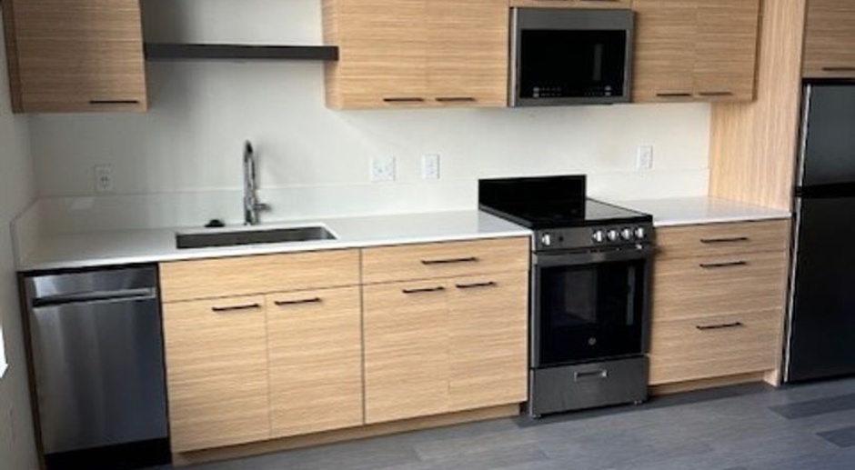 Ferry Street Manor -- Beautiful Studio apartment (unfurnished) includes in unit laundry and built in fiber Internet. Special 1 Month Rent Free with a 12 month lease!