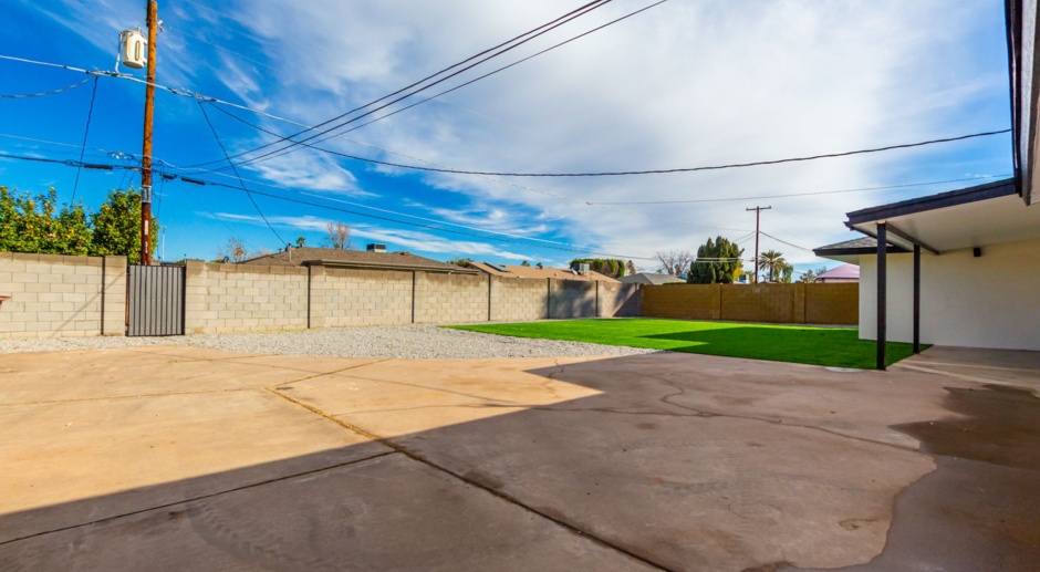 4 bedroom 2 bath remodeled house for rent (Granite Reef and Chaparral)
