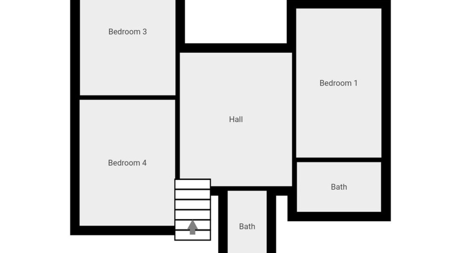Room in 4 Bedroom Home at Merrick St