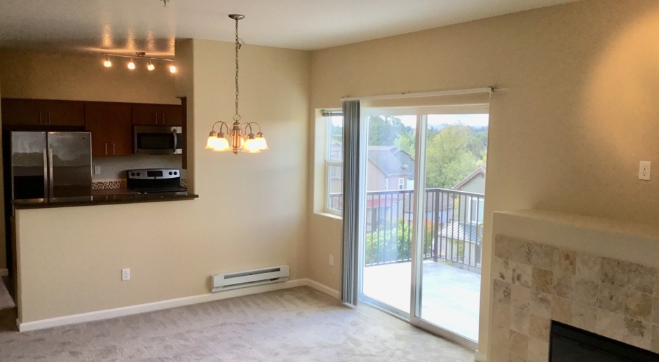 **Move-in by 3/31 and get $500 off first full months rent ** Lovely Light and Bright Condo Located in The Overlook at Timberland Community close to Market of Choice and so much more. 