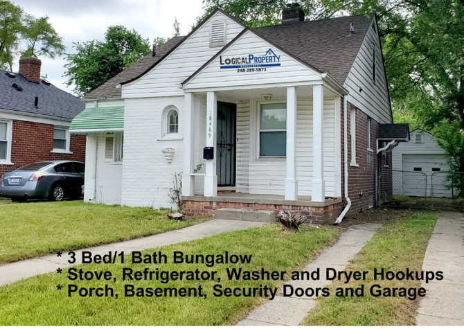 Houses Near 3/1 Bungalow w/Bsmnt, KTCHN APPLIANCS, Washr/Dry Hookups,Porch &Grg