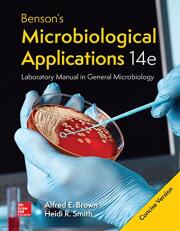 Benson's Microbiological Applications, Laboratory Manual in General Microbiology, Concise Version