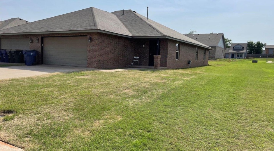3 bed 2 bath 2 car garage in Chickasha!  granite, luxury vinyl and ready for move in!