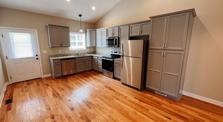  3 Bed, 2 Bath New Construction Townhome with Granite & Hardwoods