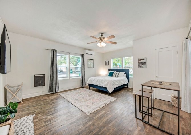 Apartments Near West campus cottages - gorgeous studios with hard wood floors and bright big windows.