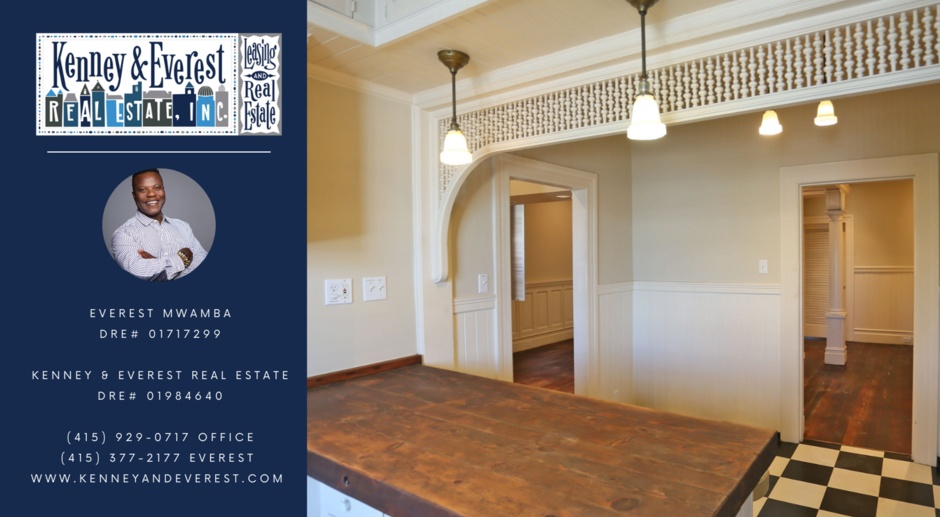 OPEN HOUSE: Sunday(3/31)12:30pm-12:50pm  Top Floor 2BR/1BA in South of Market, Private Deck, In-unit laundry, Formal dining room (49 Gilbert Street)