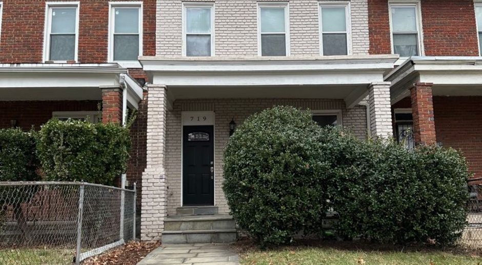 Columbia Heights Three Bedroom W/Spacious Backyard, Front/Back Porches, Parking & More! 